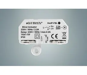 Homematic IP HmIP-FBL / Akčný člen žalúzií / zápustná montáž / rádiový / IP20