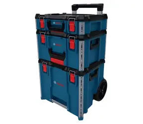 BOSCH L-BOXX Contractor Set 3 / Sada kufrov na náradie / 3 ks / IP65 / max. 198 kg / 530 x 559 x 936 mm