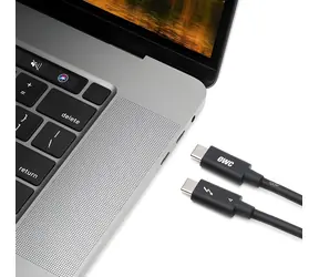 OWC Thunderbolt 4 (2 m) čierna / Kábel / USB-C / 40 Gb/s / 100 W PD