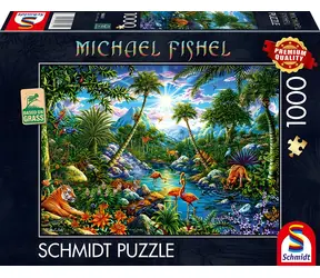Schmidt Puzzle Michael Fishel: Ostrovný raj / 1000 dielikov / od 12 rokov