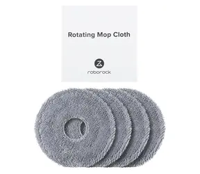 Roborock Antibacterial mopovacie utierky 4 ks šedá / Mopovacia utierka / pre Qrevo Curv, Edge, Curv S5X, Edge S5A