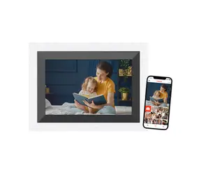 Braun DigiFrame 10X WiFi biela / Fotorámik / 10,1" / 1280 x 800 px / dotykový displej / čítačka kariet