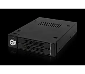 Icy Dock MB992SK-B ToughArmor čierna / box pre 2x 2,5 "SATA HDD / SSD / do 3,5" pozícia / uzamykateľný