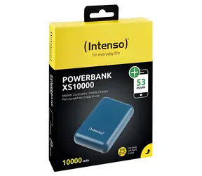 INTENSO XS10000 petrolejová / Powerbanka / 10 000 mAh / USB-A + USB-C / 3,1 A