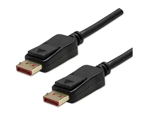 Neutralle Kábel DisplayPort - DisplayPort / Kábel / DP 1.4 / 2 m / 8K@60Hz / 32,4 Gb/s / čierny
