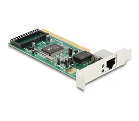 DeLock PCI karta 1x Gigabit LAN RJ45 / Sieťová karta / Realtek RTL8169 / 10/100/1000 Mbit/s / low profile