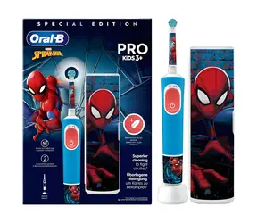 Oral-B Vitality Pro 103 Kids Spiderman modrá/biela / Elektrická zubná kefka / Sensitive Mode / 2-minútový časovač