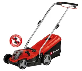 Einhell GE-CM 18/33 Li-Solo / Aku kosačka na trávu / 18V / Bez pojazdu / Záber 33 cm / Kôš 30L / Bez aku