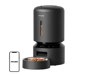 Petlibro Granary čierna / Šikovný dávkovač krmiva / 5 l / WiFi / oceľová miska / aplikácia