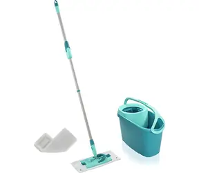 Leifheit Clean Twist M Ergo / Upratovací set / mop a vedro s odstredivým žmýkaním / náhrada SuperDuster ZADARMO