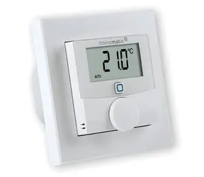 Homematic IP HmIP-BWTH24 / Nástenný termostat / Spínací výstup 24V / Senzor teploty a vlhkosti