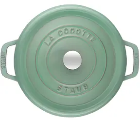 Staub La Cocotte Kastról s pokrievkou mätová / 6.7 l / liatina
