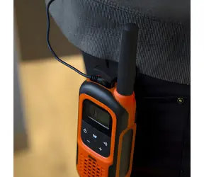 Alecto FRH-10 DUO / Náhlavná súprava / Airtube / 2,5 mm jack / PTT/VOX