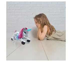 LEXIBOOK Robotický jednorožec Power Unicorn / Interaktívna hračka / Diaľkové ovládanie / Tanec a zvuky