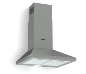 Gorenje WHC529E4X strieborná / Digestor / Nástenná / 450 m3/h / hlučnosť 65 dB