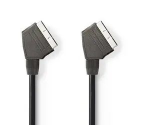 Nedis SCART kábel SCART-SCART / Kábel / 2 m / 480p / čierna