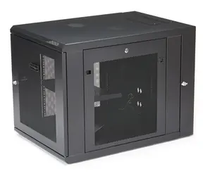 StarTech 12U nástenný rozvádzač čierna / Rozvádzač nástenný / 19" / 610×854×640 mm / nosnosť 90 kg