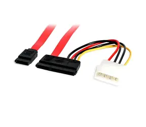 StarTech SATA combo kábel červená