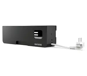Compulocks Security Power Strip EU čierna / Prepäťová ochrana / 5 zásuviek