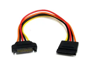 StarTech SATA napájací predlžovací kábel 20 cm / Napájací kábel / SATA 15 pin