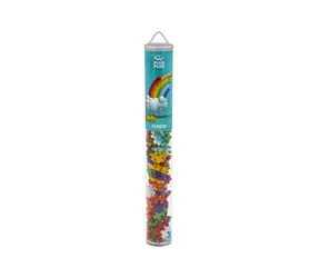PLUS- PLUS Stavebnica Rainbow Mix Tuba / 100 dielikov