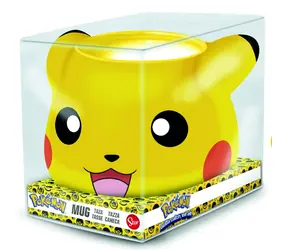 STOR 3D hrnček Pokémon Pikachu / 500 ml / Nevhodný do umývačky a mikrovlnky