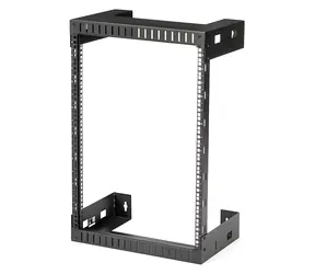 StarTech Nástenný rozvádzač 15U čierny / Rozvádzač / 19" / nosnosť 90 kg / 505×310×775 mm