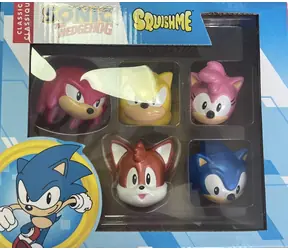 Epee HEATHSIDE Squishme Mini Sonic / Zberateľská figúrka / Set 5 ks