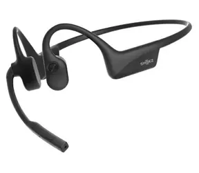 Shokz OpenComm2 PTT for Zello čierna / Bluetooth slúchadlá / pred uši s mikrofónom / BONE Conduction / IP55 / USB-C