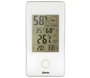 Alecto WS-75 biela / Digitálny teplomer s vlhkomerom / Vnútorné