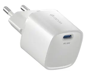 Devia Extreme Speed Mini biela / Sieťová nabíjačka / USB-C / 30W / PD