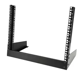 StarTech Otvorený rack 8U čierny / Otvorený rack / 19" / max. nosnosť 50 kg / oceľ