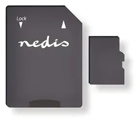 Nedis microSDXC 128 GB / Pamäťová karta / UHS-I / čítanie: 100 MB/s / zápis: 45 MB/s / vr. adaptéra SD