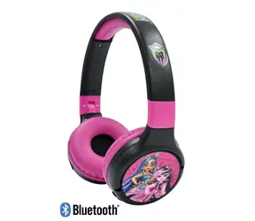 Lexibook Monster High / Detské bluetooth slúchadlá / Skladacie / Bluetooth 5.0 / Limit hlasitosti 85dB