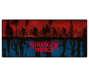 Pyramída Stranger Things The Upside Down / Herná podložka pod myš / 90 x 40 cm