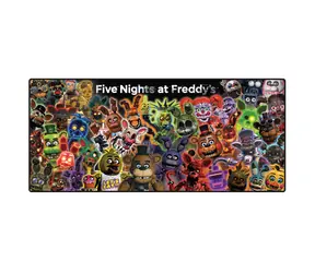 Pyramíd Five Nights at Freddy's Glow Montage / Herná podložka pod myš / 90 x 40 cm