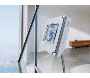 Ecovacs Winbot Mini biela / Robot na čistenie okien / sania 7500 Pa / 90 W / aplikácia / bezpečnostné lano