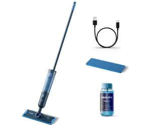 Philips 3000 series OneUp modrá / Elektrický mop / bezdrôtový / 0,312 l / 50 min