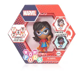 Wow STUFF POD Kapitánka MARVEL / Svietiaca zberateľská figúrka / IR senzor / 3× AAA batérie