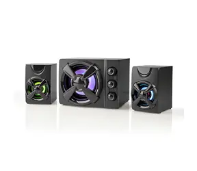 Nedis Herné reproduktory 2.1 / Reproduktory / 33 W / USB napájanie / 3,5 mm jack / LED