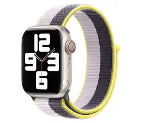 Devia Nylon Braided Two-Tone Loop Lilac / Remienok pre Apple Watch / 40/41/42 mm / Nylon