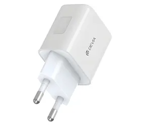 Devia SMART Series PD+QC 30W biela / Sieťová nabíjačka / USB-C / PD / QC / 30W