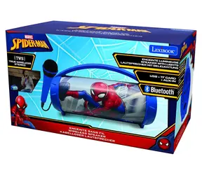 LEXIBOOK Bluetooth reproduktor Spiderman / s mikrofónom / svietiaci design