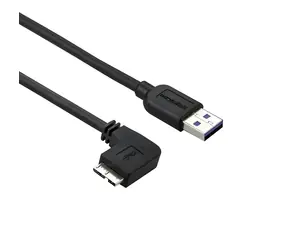 StarTech USB-A - Micro-USB B slim kábel čierna