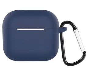 Devia Silicone Suit Case modrá / Puzdro pre Apple AirPods 3 / Silikónové