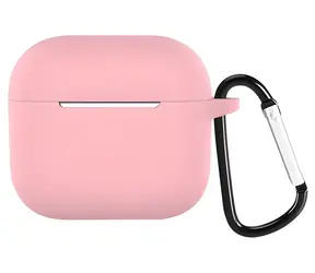 Devia Silicone Suit Case ružová / Puzdro / Apple AirPods 3 / Silikónové