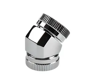 PHANTEKS Hard-Tube adaptér 45 ° chróm / Uhlový adaptér / 12 mm / HardTube