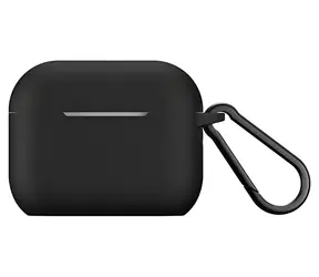Devia Naked Silicone Case čierna / Puzdro / AirPods Pro 3 / Silikónové