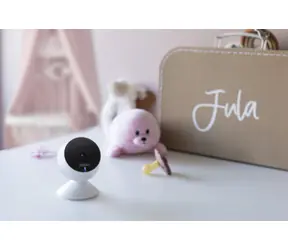 Alecto SMARTBABY5 biela / Opatrovateľka / Wi-Fi / kamera / obojsmerný hovor / upozornenie na pohyb a zvuk
