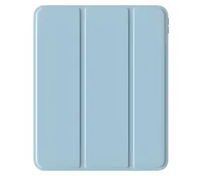 Devia Leather Case púzdro pre Apple iPad Pro 11" (M4/M5) svetlo modrá / Púzdro / Slot na Apple Pencil